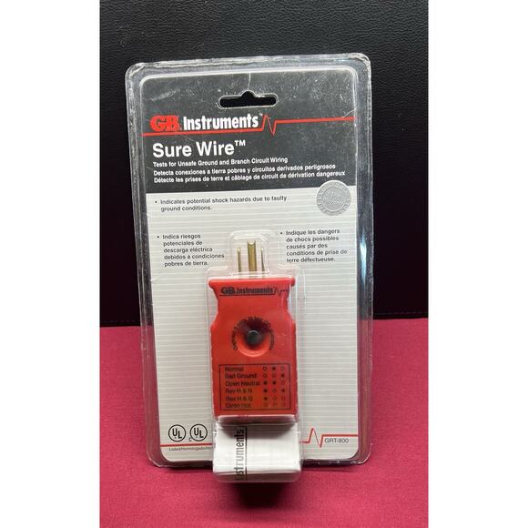 GB GRT-800 Electrical Sure Wire Branch Circuit Analyzer - Picture 1 of 3